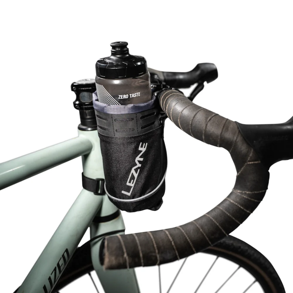 Lezyne Stuff Caddy Bar Bag Strap 1.3L Black